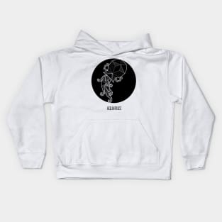 Aquarius - Geometric Astrology Kids Hoodie